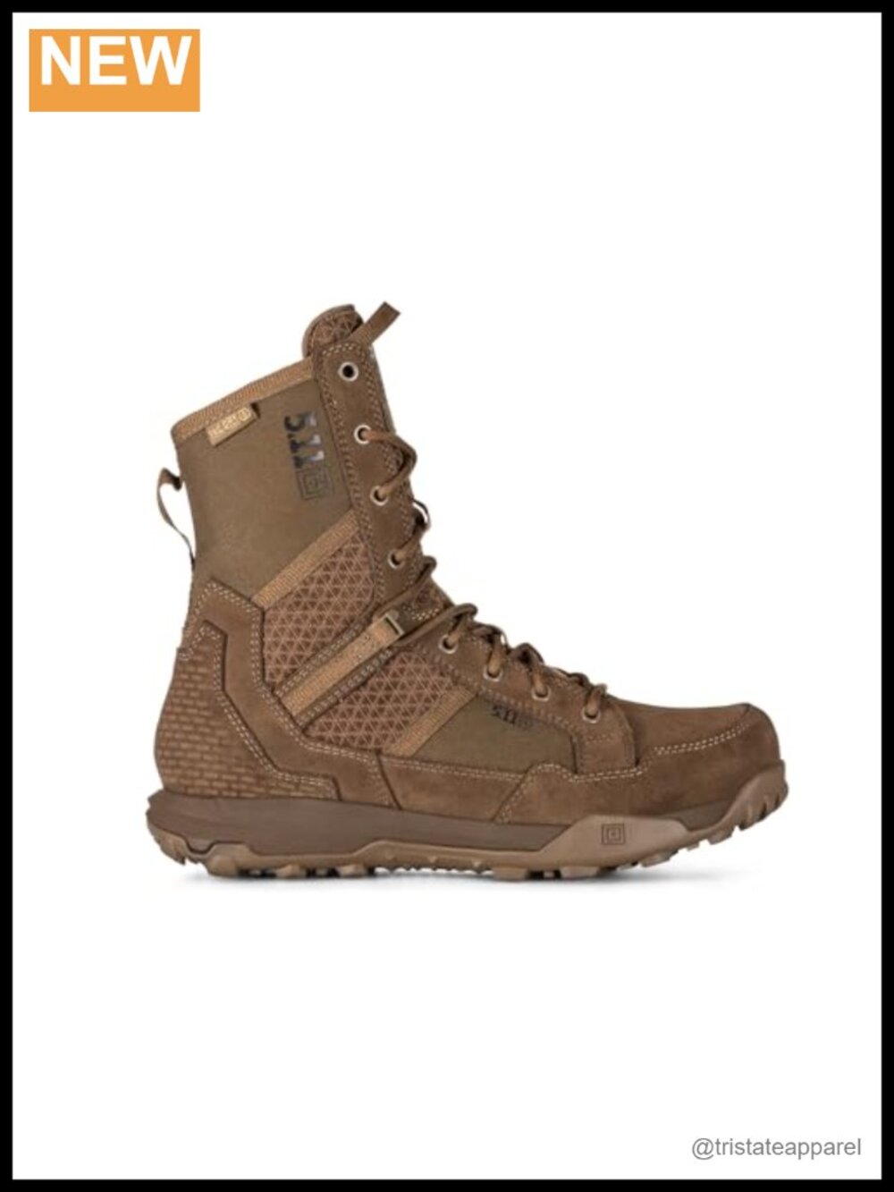 5.11 Tactical Men's A/T Waterproof Suede Nylon Boots 8" All Terrain Work